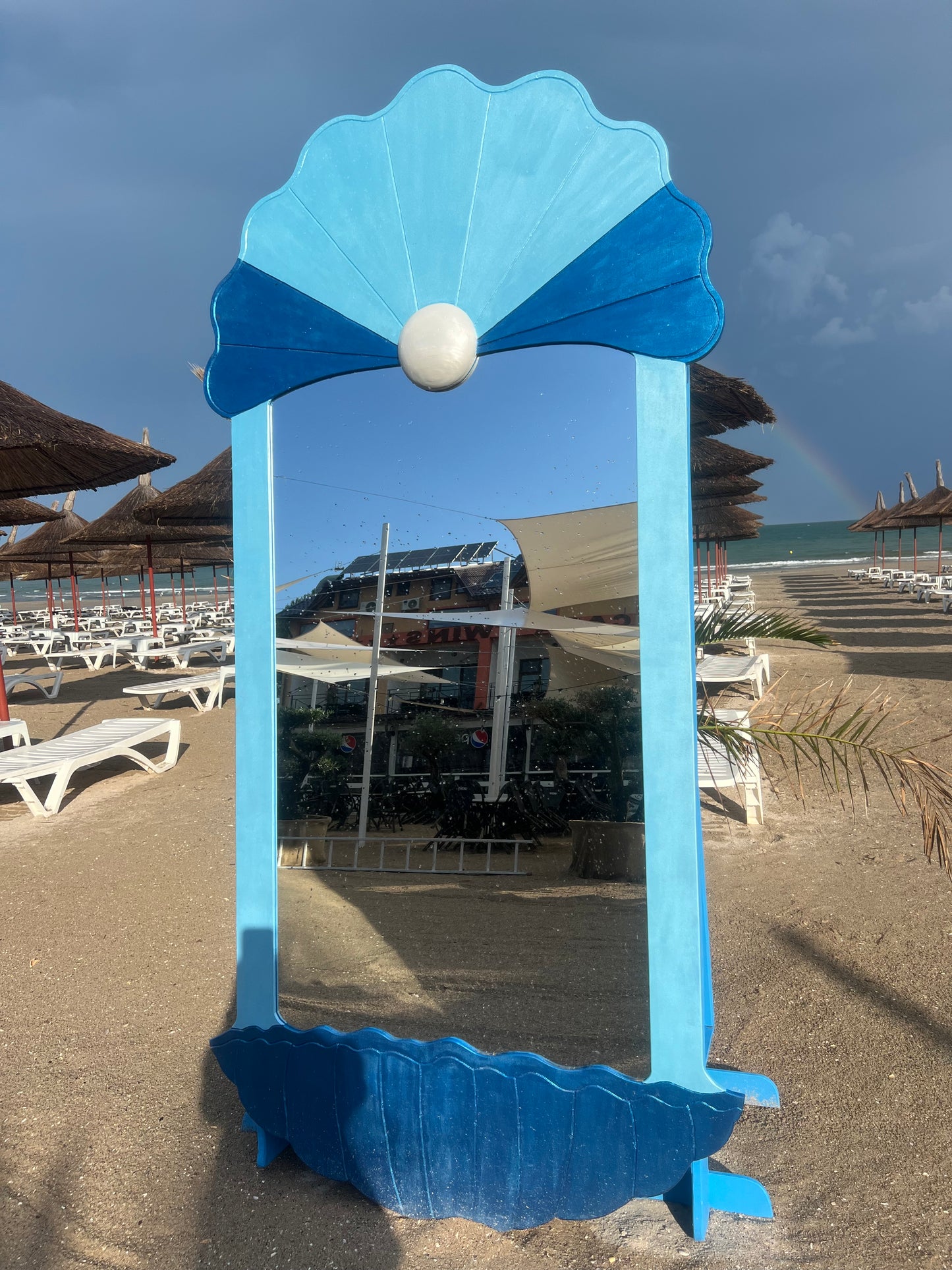 Oglindă în formă de scoică 🐚