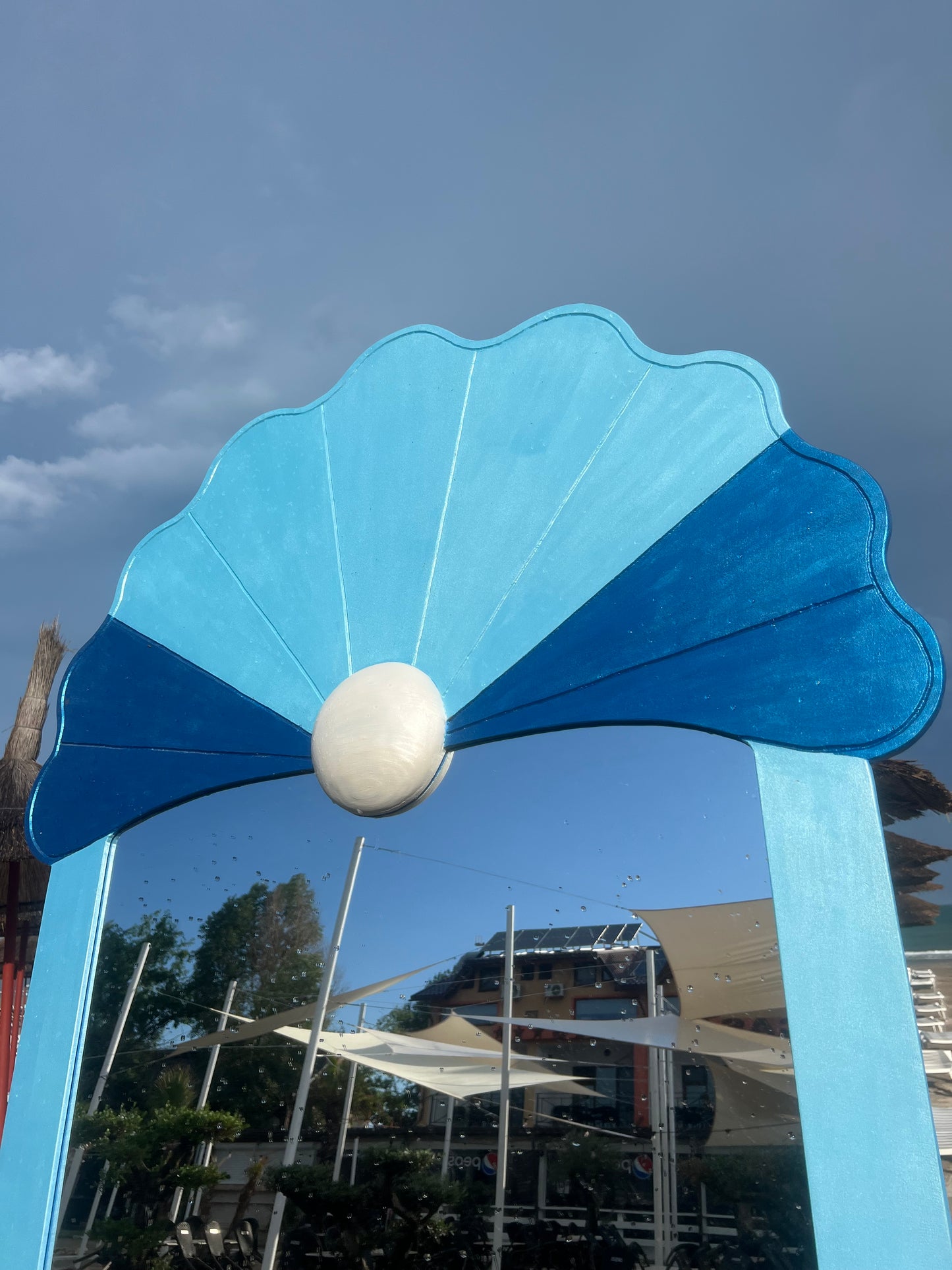 Oglindă în formă de scoică 🐚